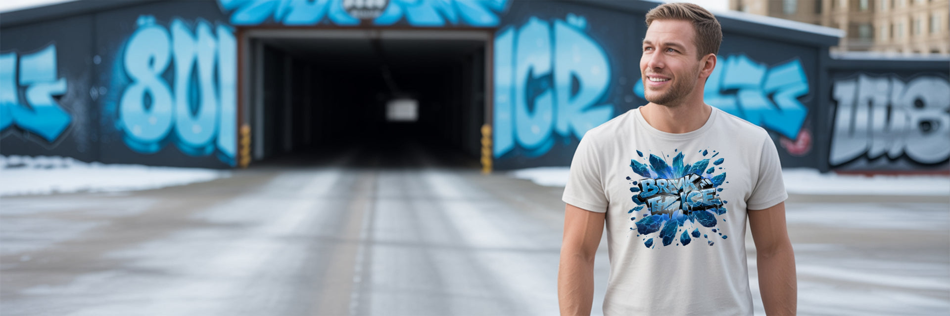 Snowtigz Urban Ice Specials Herren T-Shirts | Typografie Streetwear