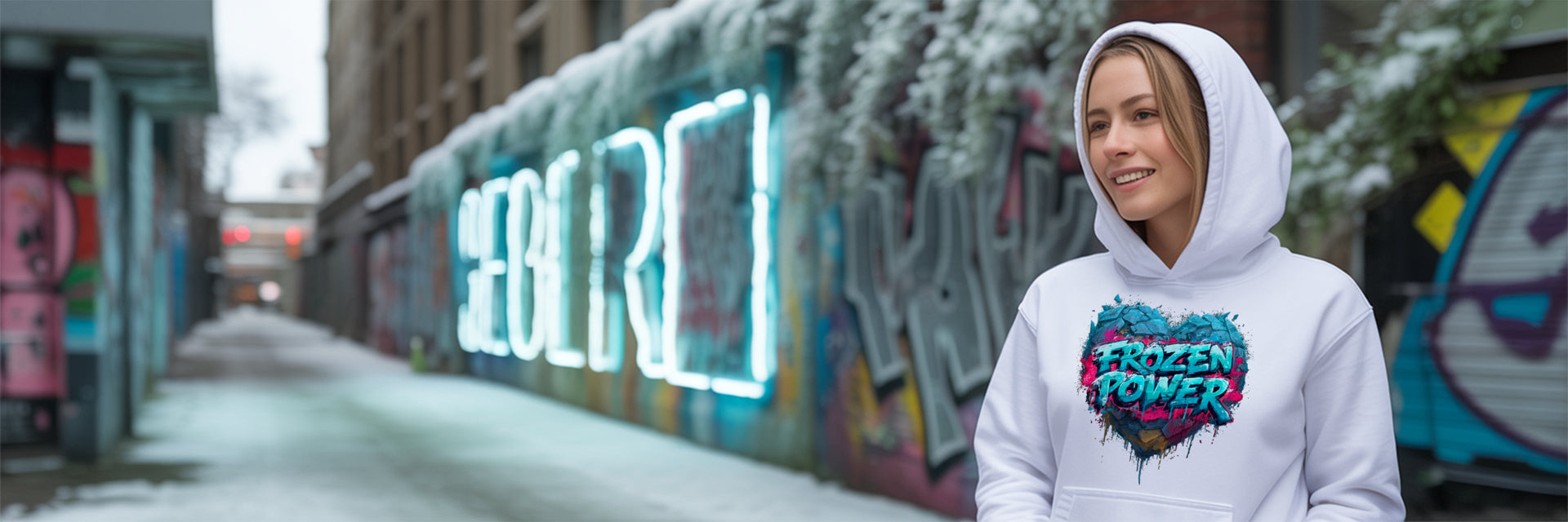 Snowtigz Urban Ice Specials Damen Hoodies | Coole Typografie Streetwear