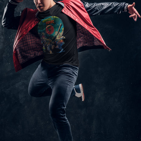 HipHop StreetStyle Shirt mit Vinyl Record Design