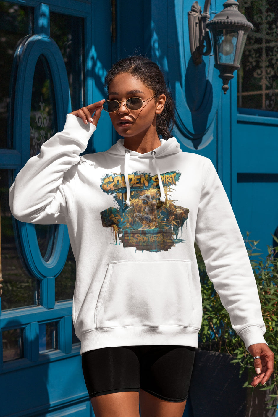 Snowtigz Golden Spirit Damen Hoodie mit Urban Style
