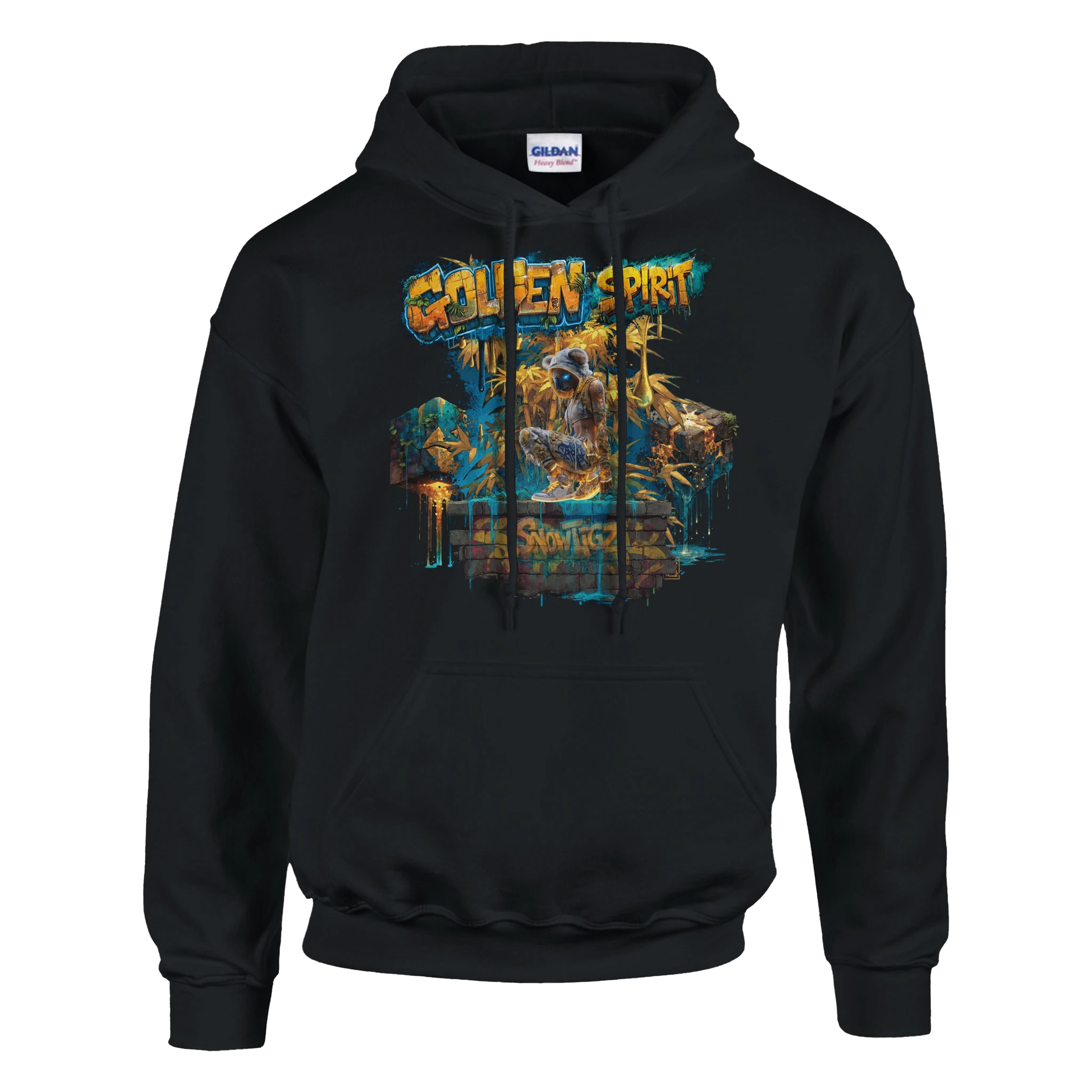 Jungle Expedition Hoodie mit Koala und Gold-Design
