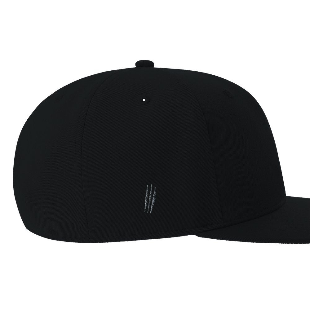 Schwarze Snowtigz Snapback Pure Ice Flow Stickerei Cap