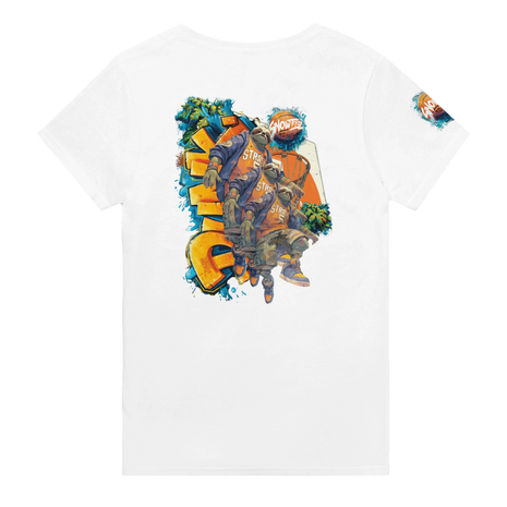 Urban Streetwear Shirt mit Faultier im Basketball-Look