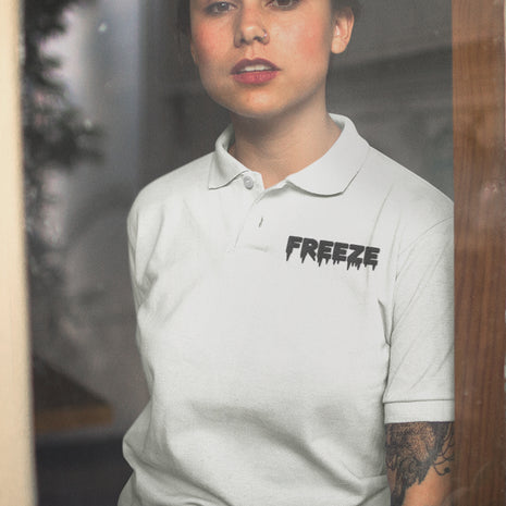 Damen Poloshirt Snowtigz mit Freeze-Stickerei vorne