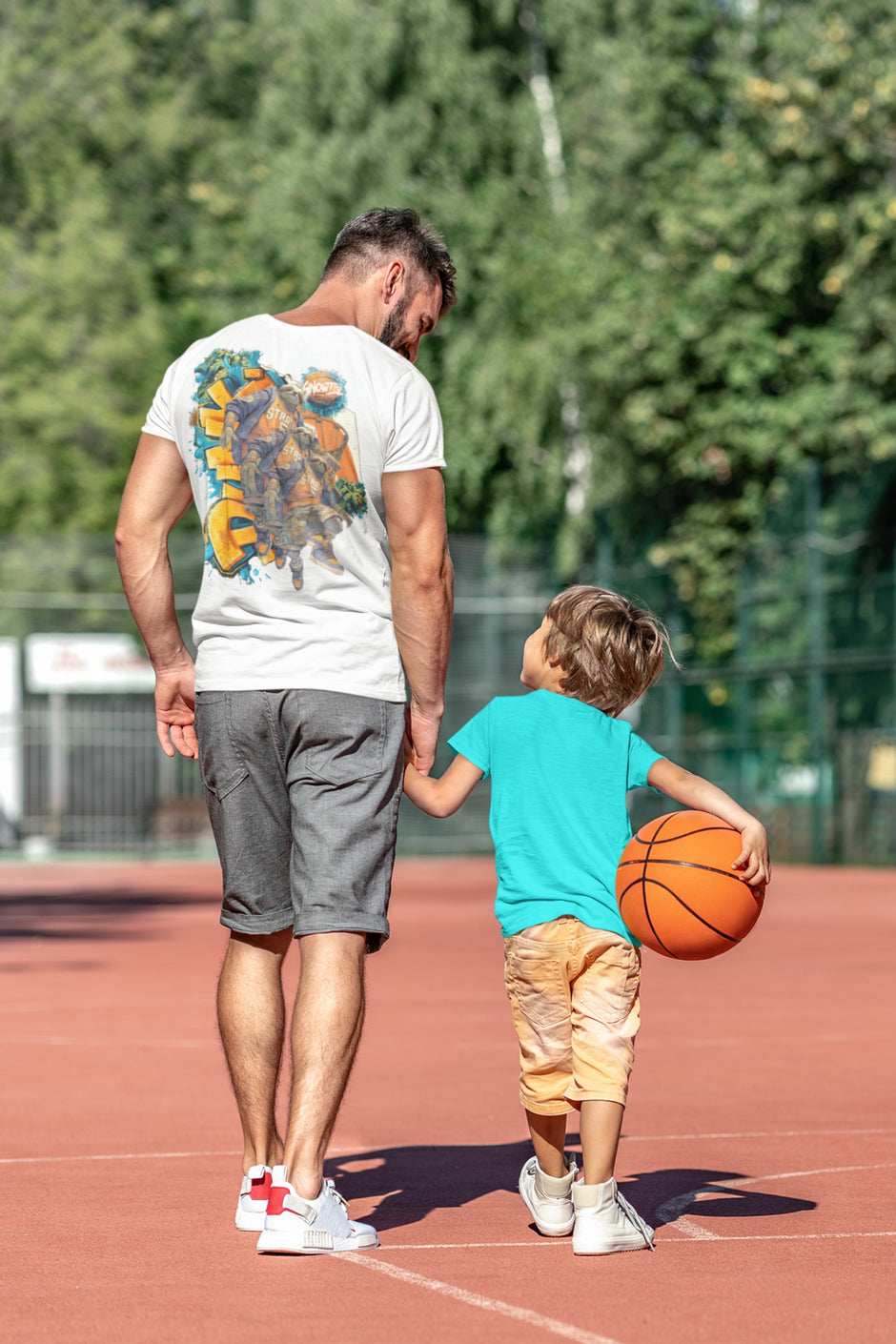 Snowtigz Herren T-Shirt Backprint „Dunk“