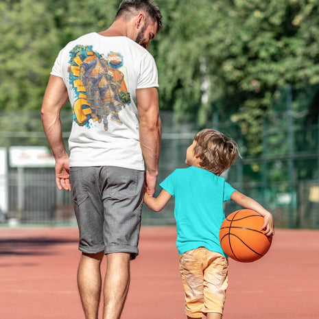Snowtigz Herren T-Shirt Backprint „Dunk“