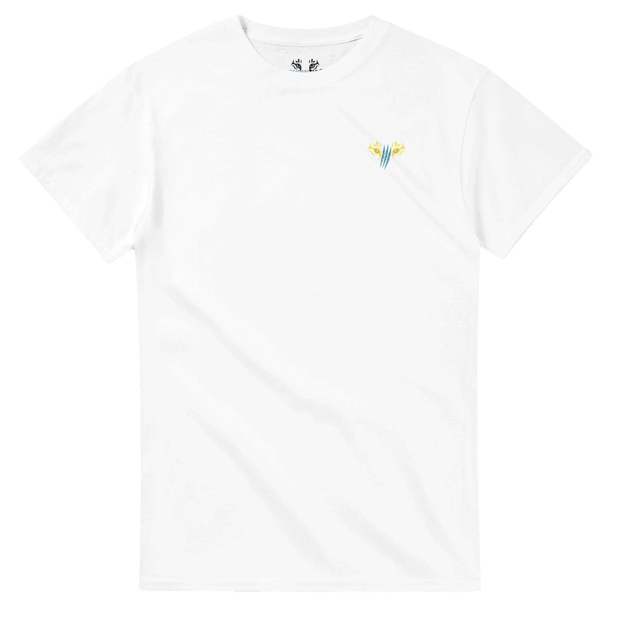 Damen T-Shirt mit Hoodie-Eule und weißen Flügeln