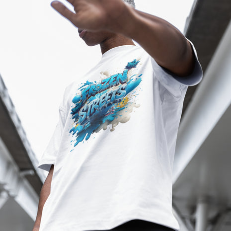 Snowtigz Herren T-Shirt Frontprint „Frozen Streets“