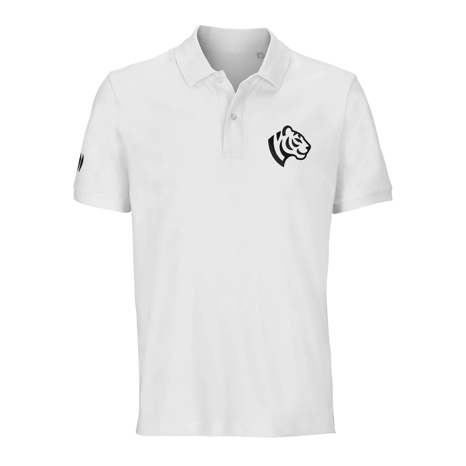 Snowtigz Herren Poloshirt, urbaner Minimal-Look mit Tigerkopf