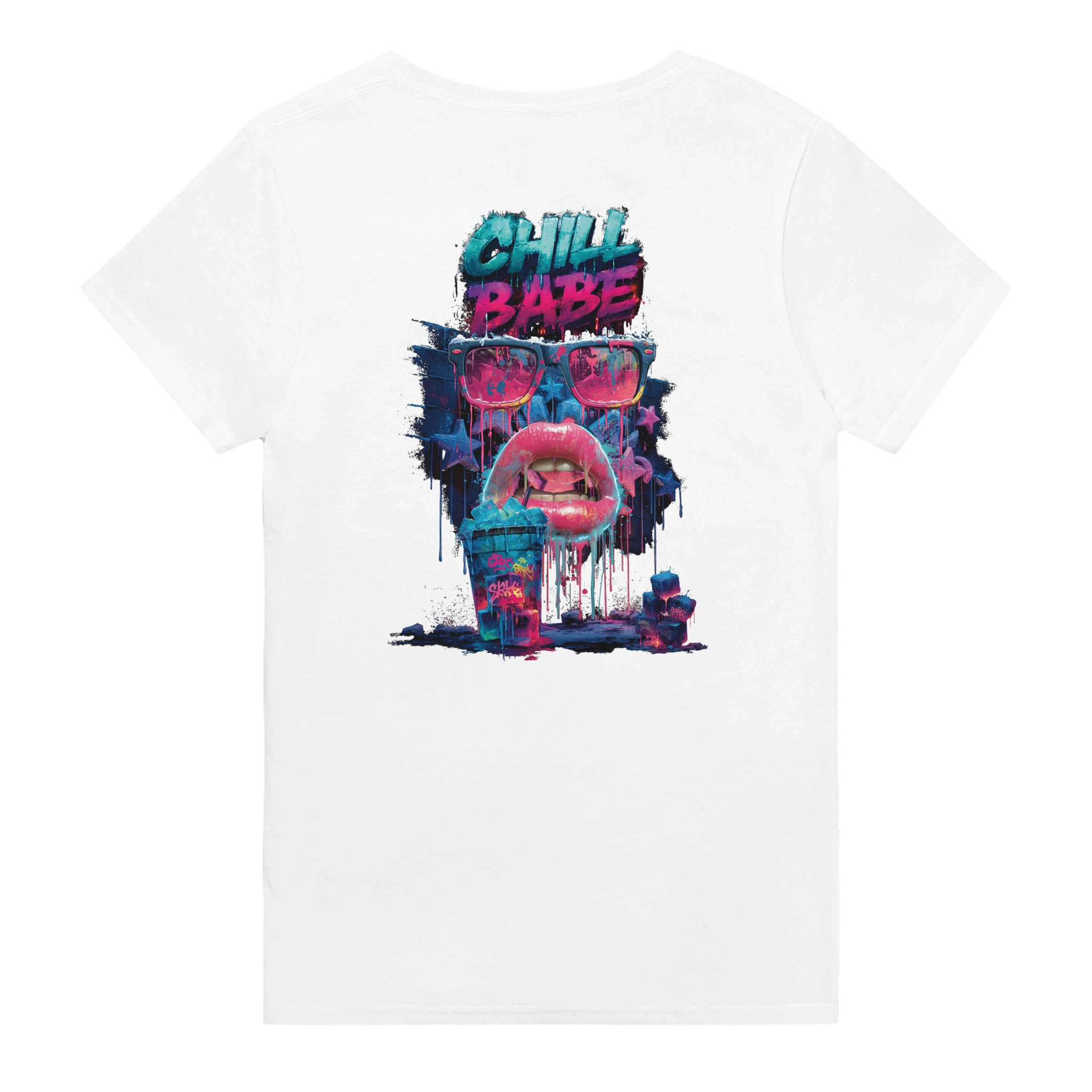 Urban Streetwear Damen Shirt Chill Babe Backprint