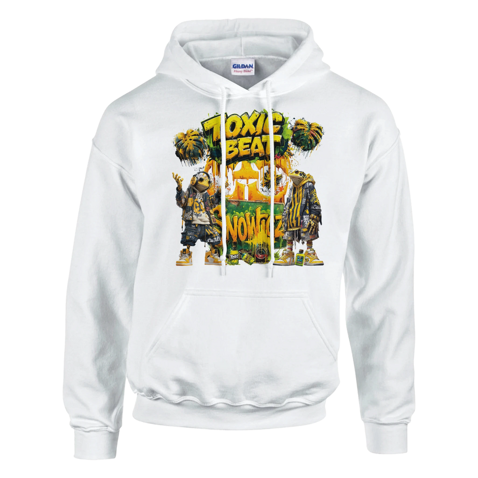 Jungle Expedition Streetwear Hoodie mit giftigen Farben
