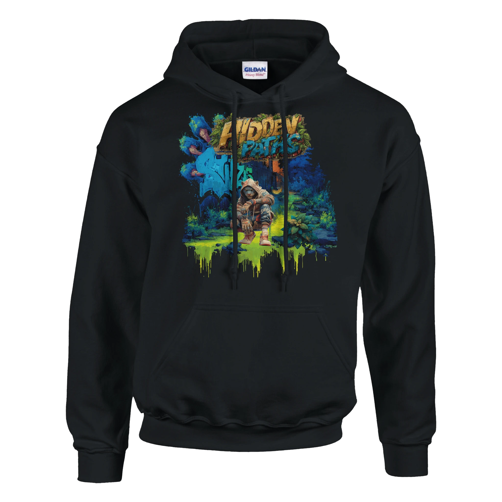 Panther Hoodie Herren mit mystischem Jungle Flair