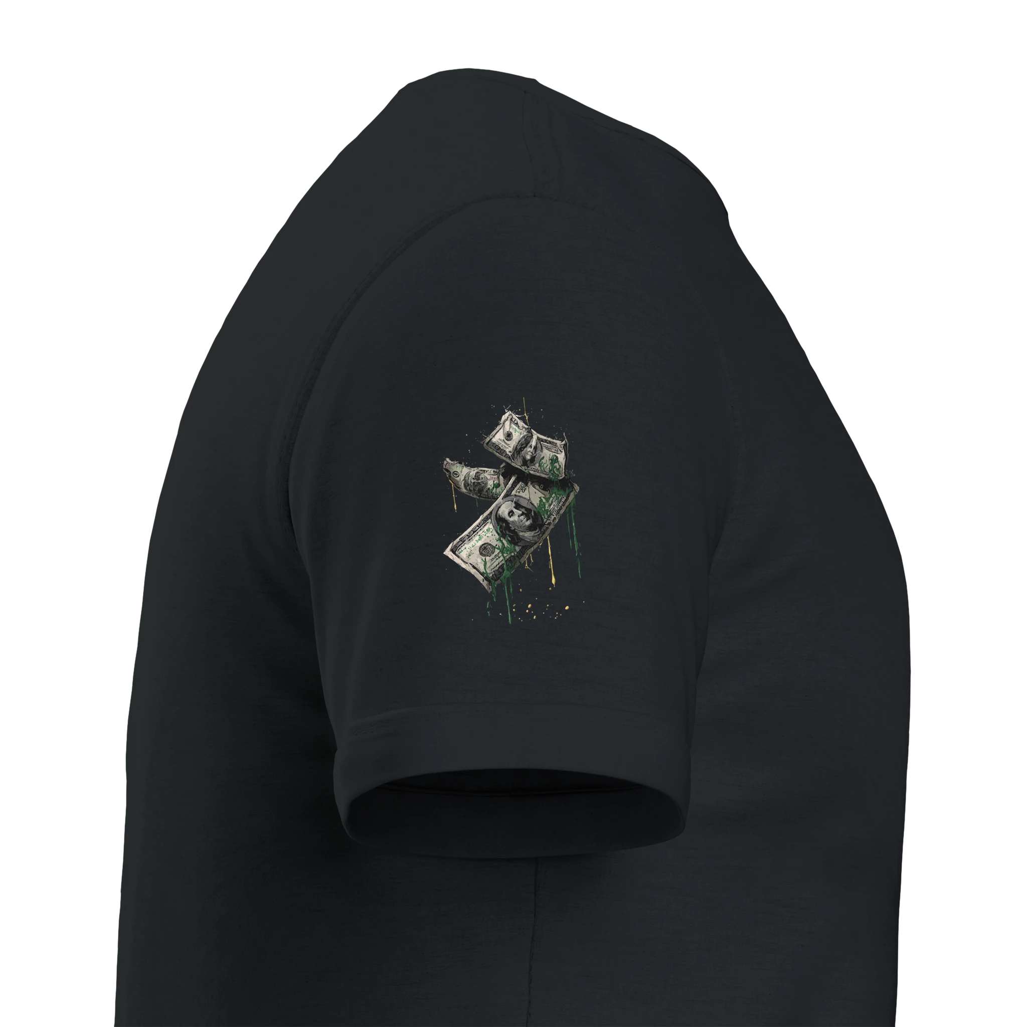 Oversize Herren T-Shirt „Cash King“ mit Graffiti