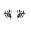 Snowtigz Logo – Weißer Tiger mit intensiven Augen und markantem Schriftzug mit Krallen-Z.