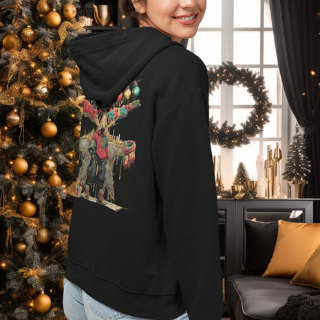 Snowtigz Rebel Reindeer Hoodie – rebellisches Rentier im Wildlife Christmas Look.