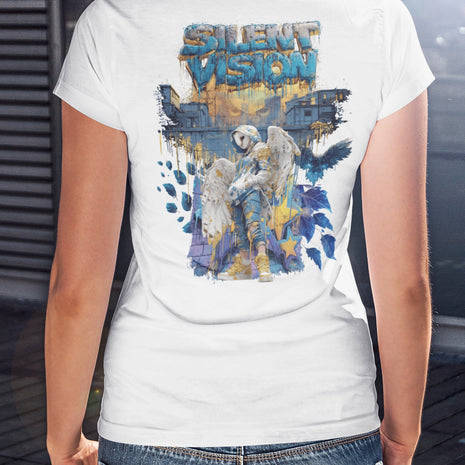 Snowtigz Damen T-Shirt Backprint „Silent Vision“