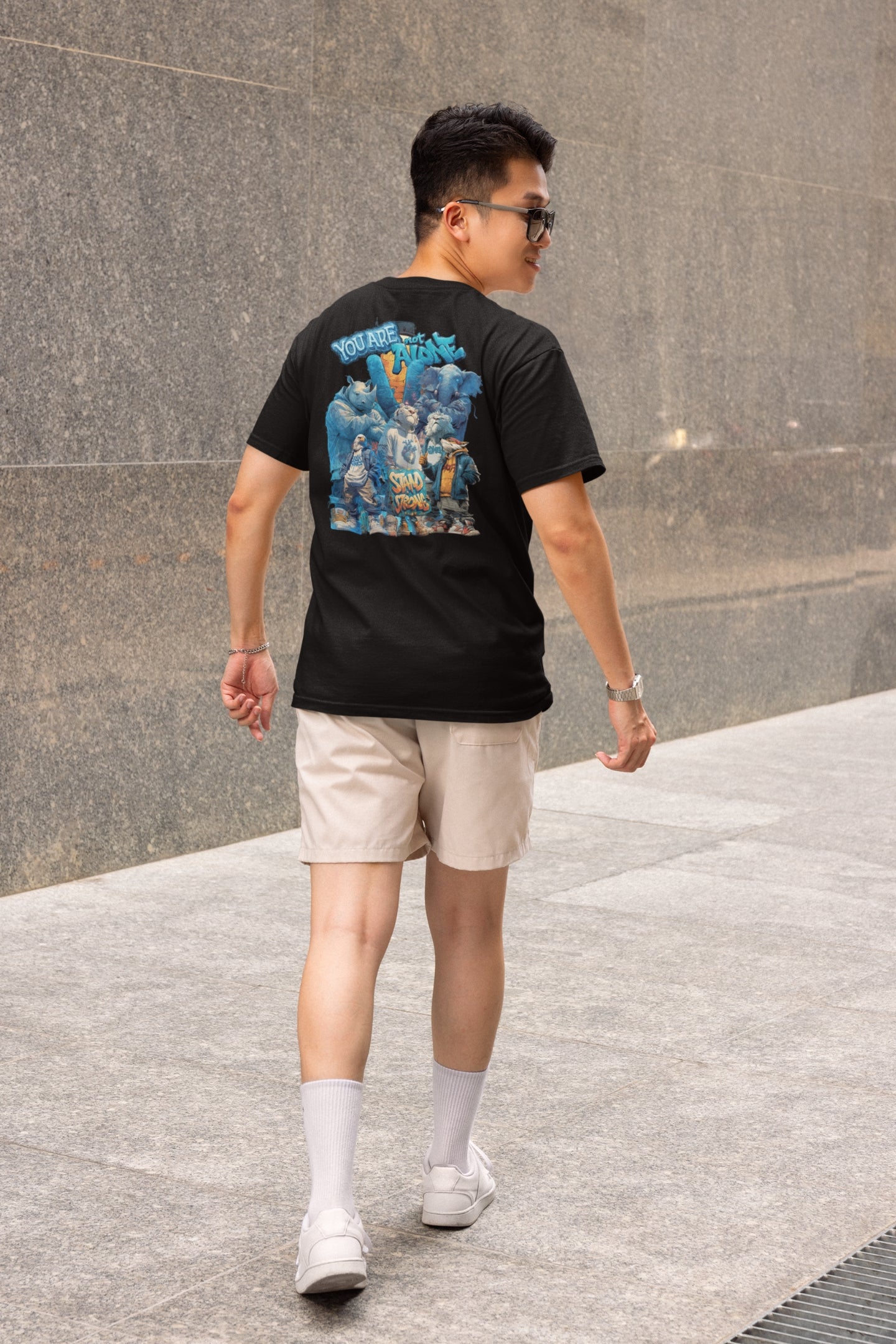 Urbanes Herren T-Shirt Stand Strong