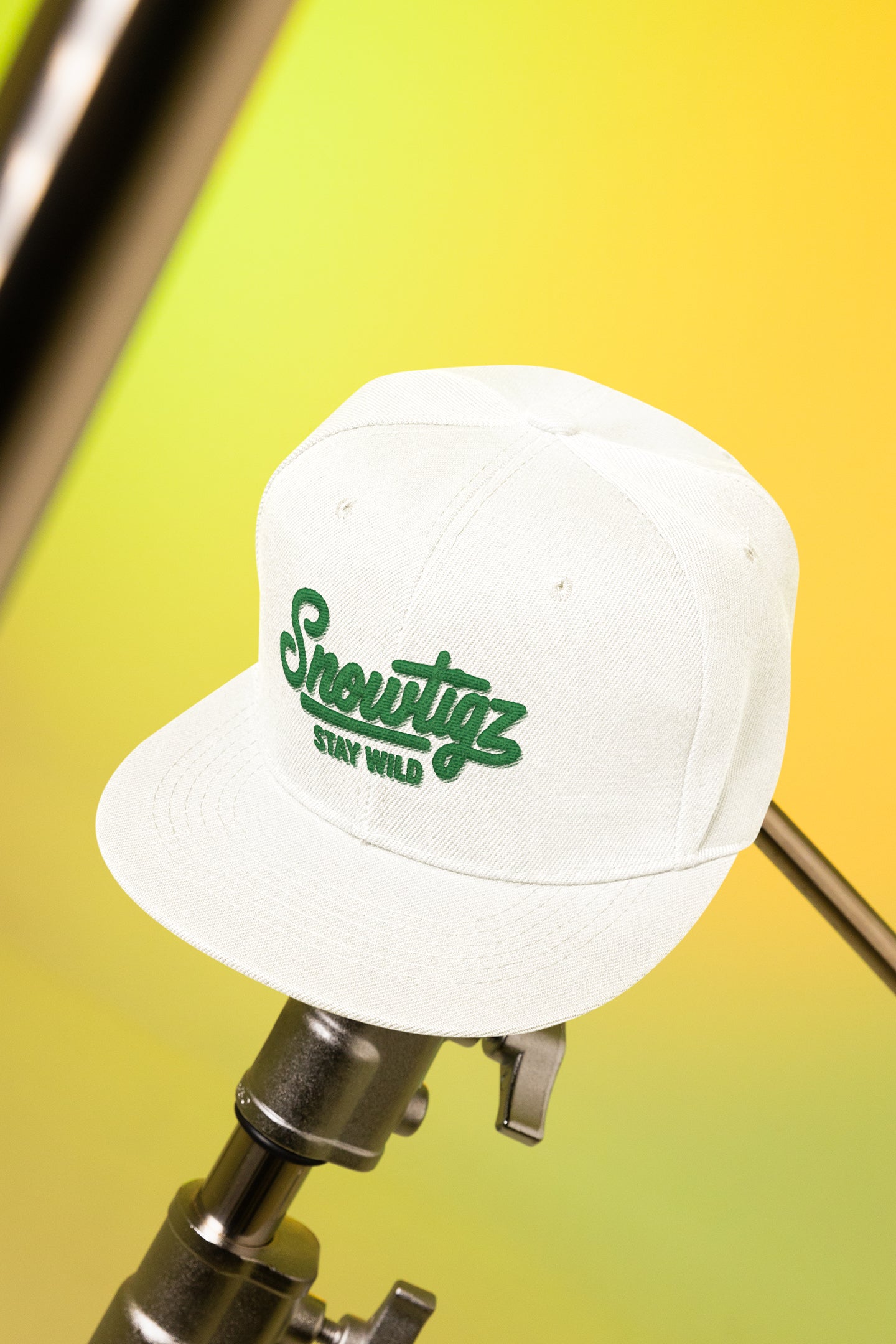 Snowtigz Stay Wild Snapback Unisex mit Schriftzug Stickerei auf der Front
