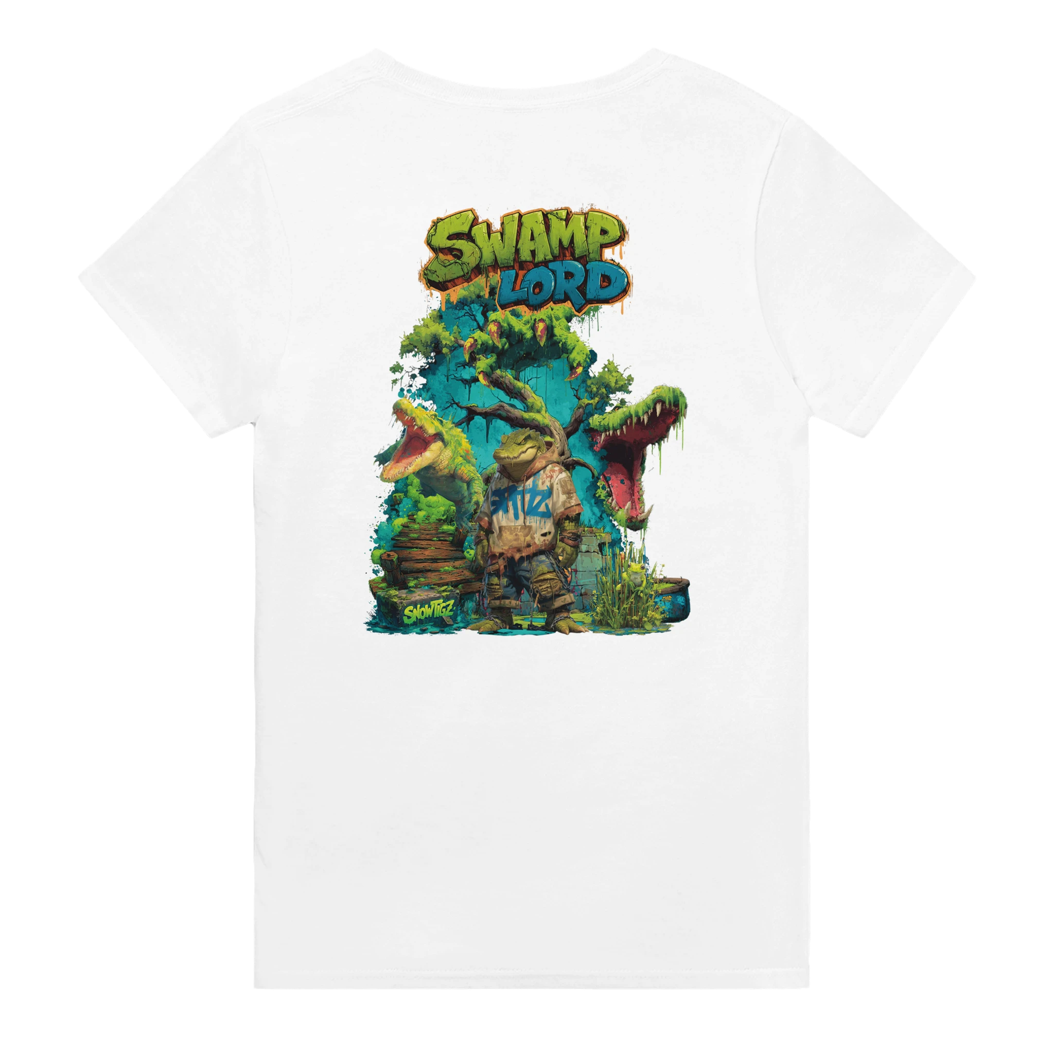 Snowtigz Wildlife Extended Herren Shirt mit Crocodile Power