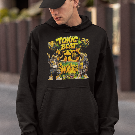 Snowtigz Herren Hoodie Frontprint „Toxic Beat“