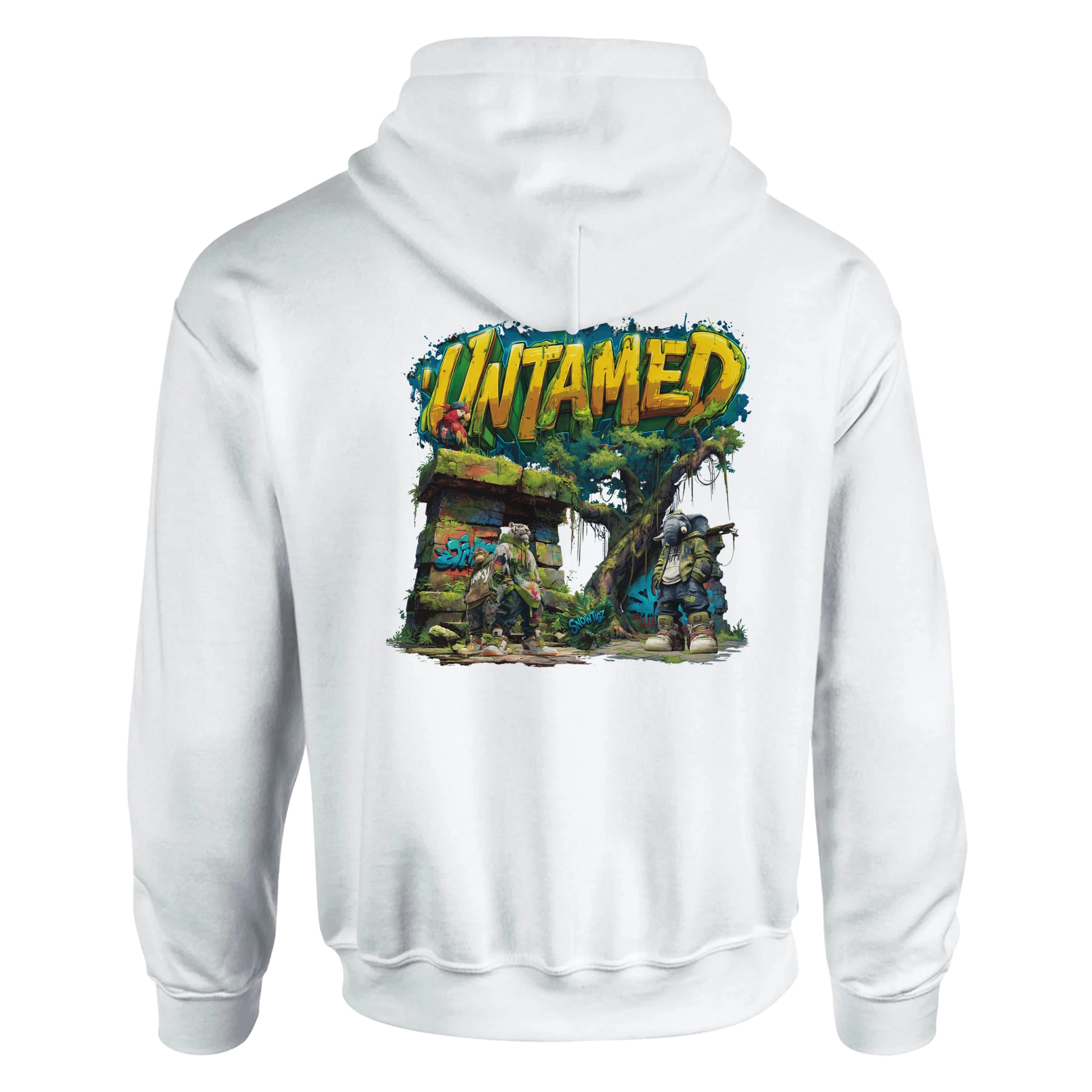 Streetwear Herren Hoodie Snowtigz Untamed Graffiti Look