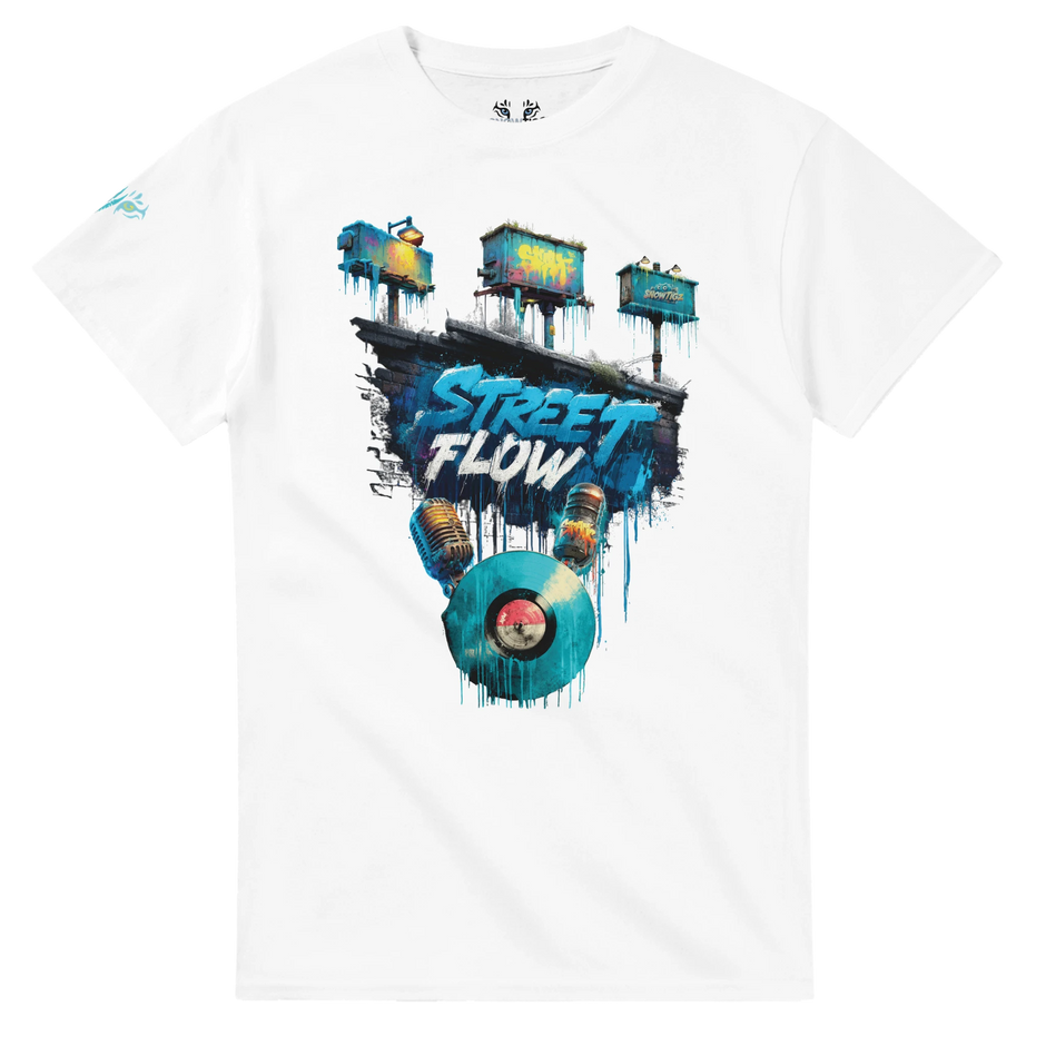 Streetwear Herren Shirt „Street Flow“ mit Typografie Frontprint