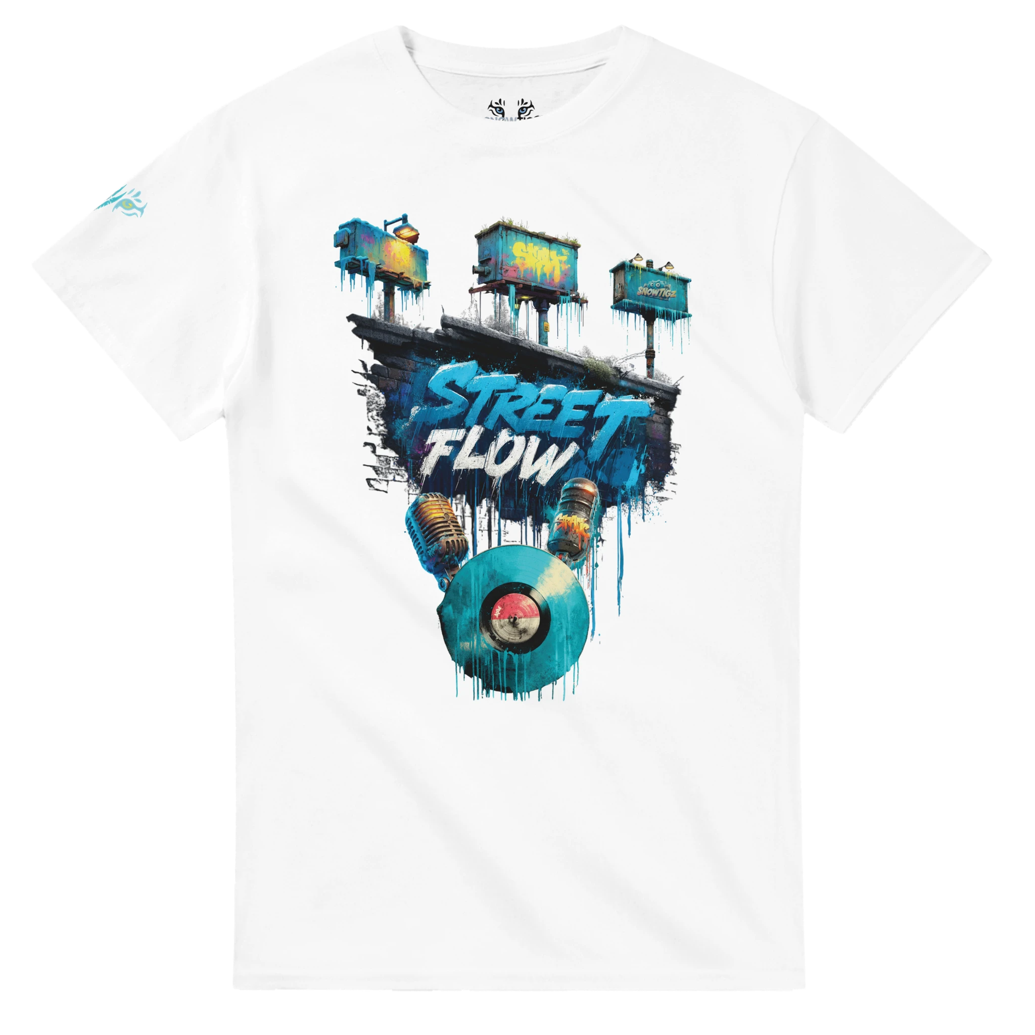 Streetwear Herren Shirt „Street Flow“ mit Typografie Frontprint