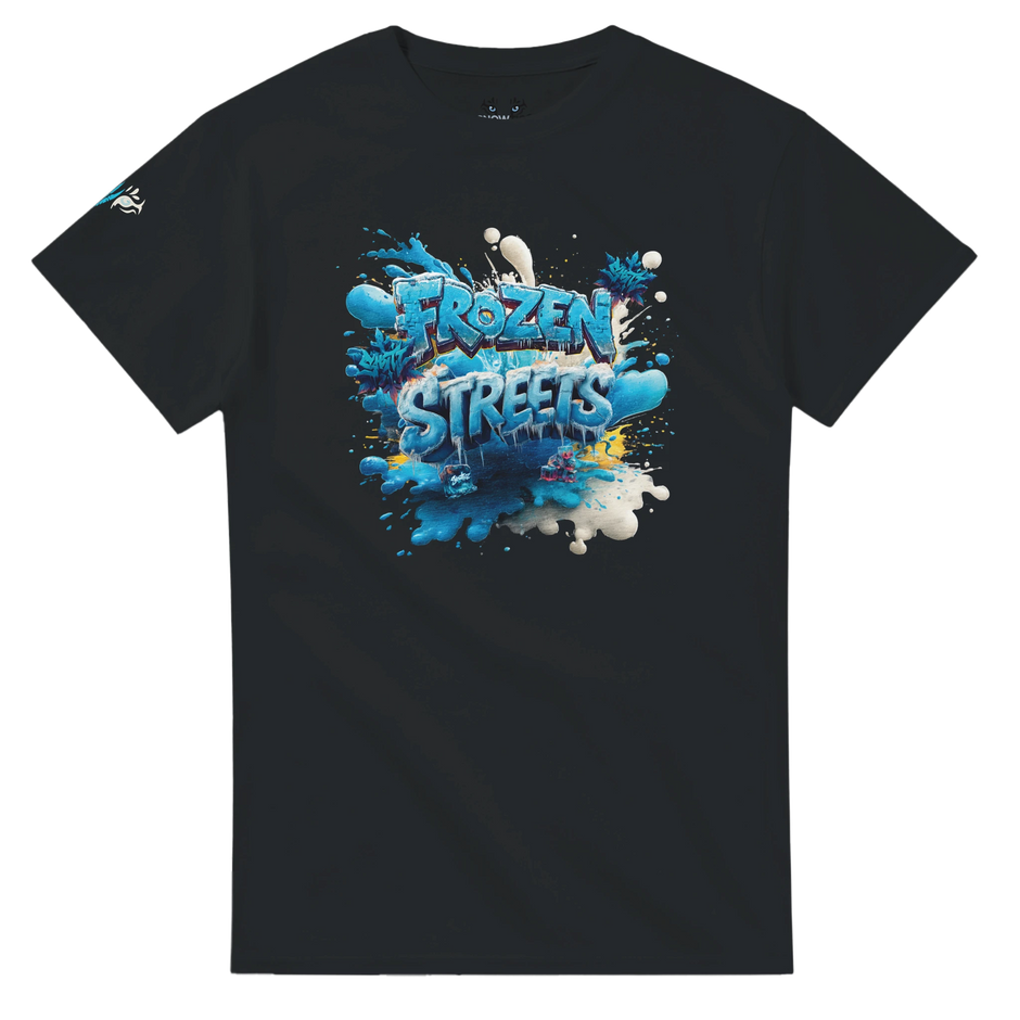 Urban Streetwear Herren Shirt Frozen Streets in Blau