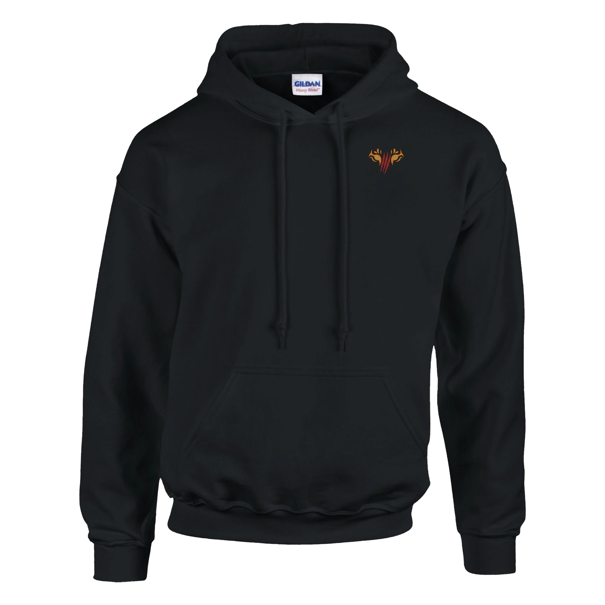 Streetwear Weihnachtsdesign – Silent Night Not Here Hoodie Unisex mit Backprint. Vorne das passende Brand zum Design auf der Rückseite.