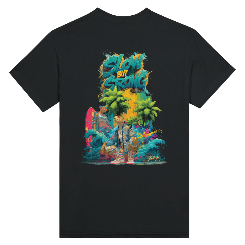 Damen Shirt Snowtigz Slow but Strong Surf- & Streetwear-Look