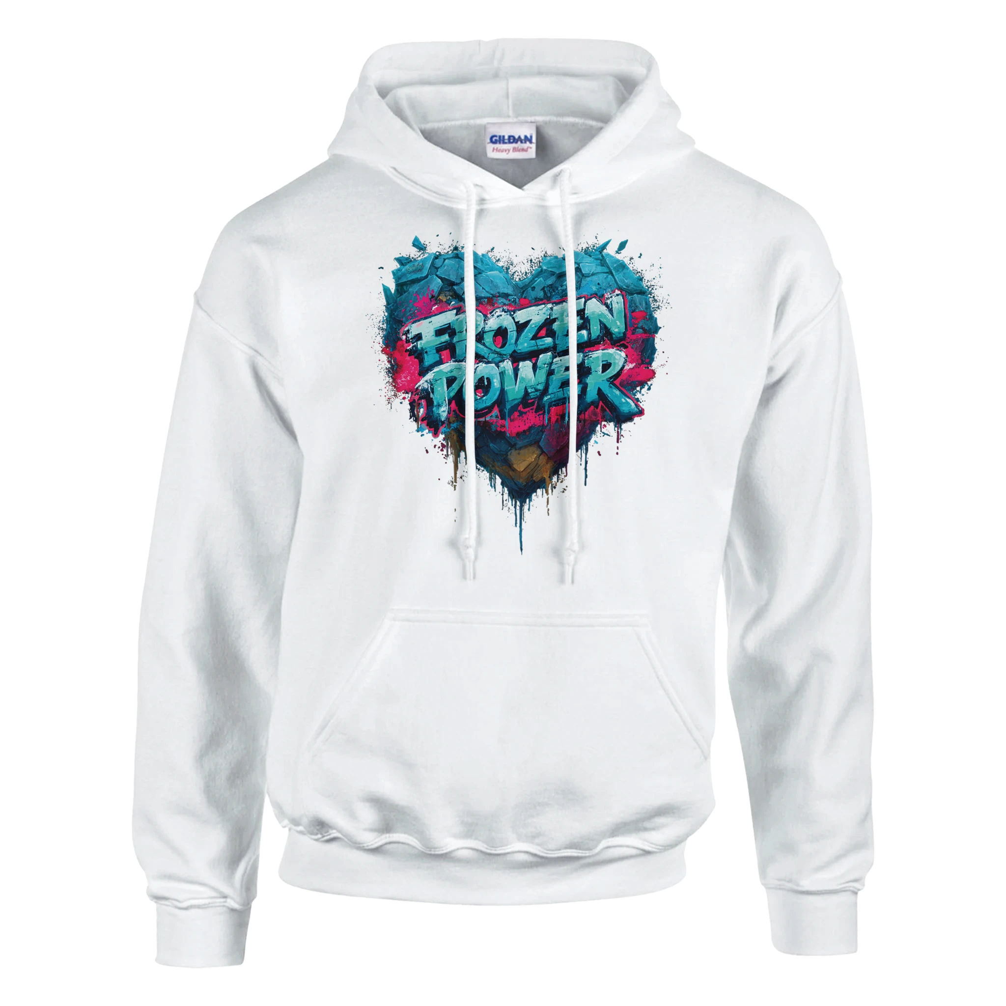 Damen Hoodie Snowtigz Frozen Power Urban Streetwear Look
