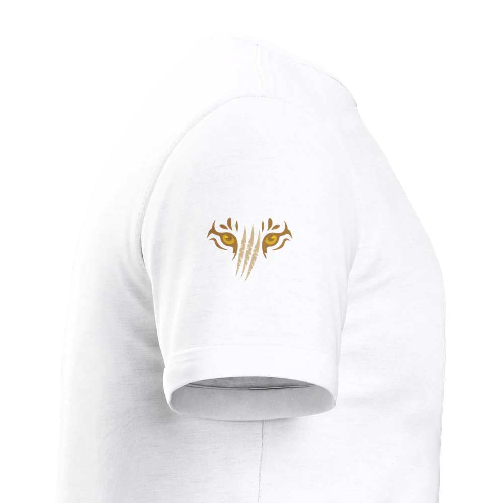 Bran gold braun Logo von Snowtigz auf rechtem Ärmel. Streetwear pur.