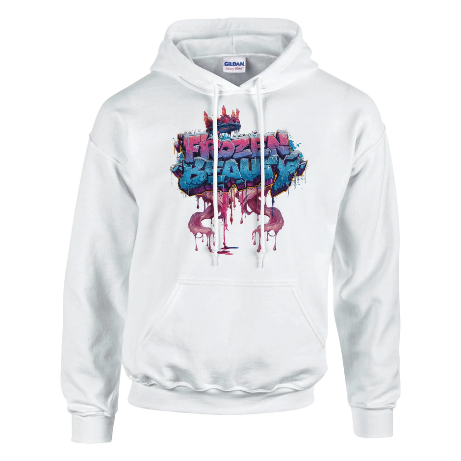 Urban Damen Hoodie mit eisiger Frozen Beauty Typografie
