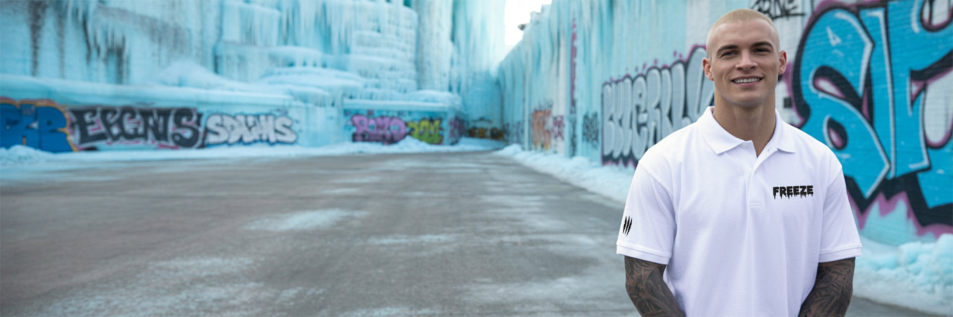 Snowtigz Urban Ice Specials Herren Poloshirts | Minimal Streetwear Polo