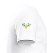 Snowtigz. Brand Logo auf dem rechten Ärmel. T-Shirt mit Backprint.