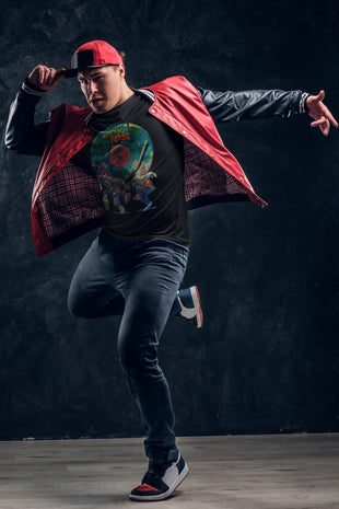 HipHop StreetStyle Shirt mit Vinyl Record Design