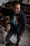 Snowtigz Cunning Look Hoodie mit roter Sonne