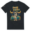 Wildlife Extended Damen Shirt mit Büffel und Sonnenblumen
