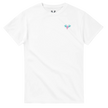 Damen Shirt Snowtigz Slow but Strong Schildkröten Surf Style auf der Rückseite. Brand Logo von Snowtigz auf der Vorderseite.