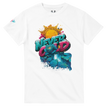 Damen T-Shirt Snowtigz Never Cold Streetwear mit Graffiti Design