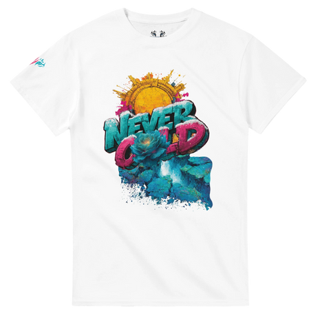 Damen T-Shirt Snowtigz Never Cold Streetwear mit Graffiti Design