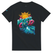 Damen Frontprint T-Shirt Snowtigz Never Cold Streetwear Look