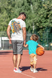 Snowtigz Herren T-Shirt Backprint „Dunk“