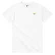 Damen T-Shirt mit Hoodie-Eule und weißen Flügeln