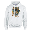 Streetwear Damen Hoodie mit Leopardin Frontprint