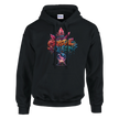Urban Streetwear Damen Hoodie mit Queen Graffiti Print