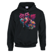 Damen Hoodie mit bunten Blüten und Wildlife Flair