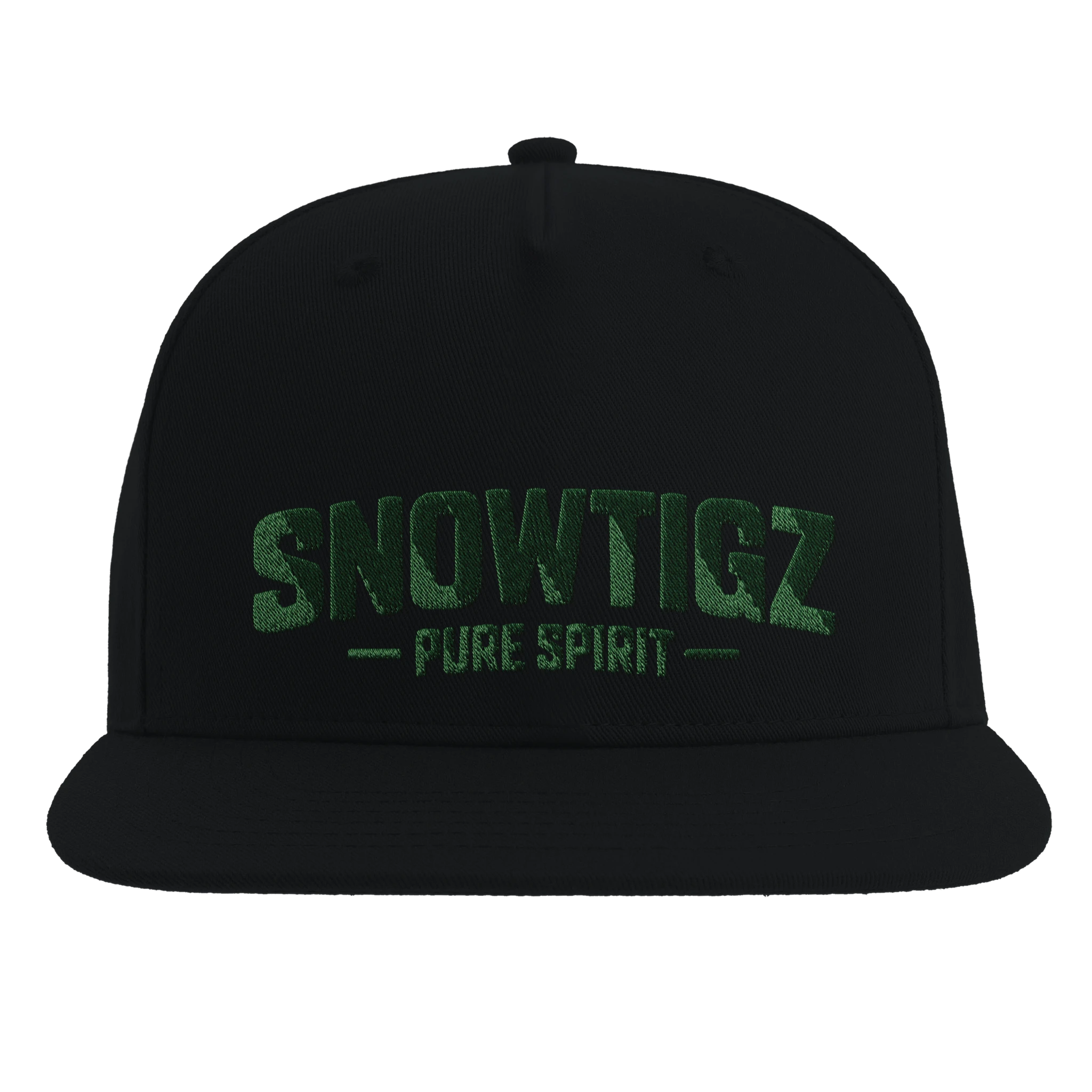 Snowtigz Pure Spirit Snapback Cap Unisex mit grüner Stickerei