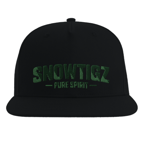 Snowtigz Pure Spirit Snapback Cap Unisex mit grüner Stickerei