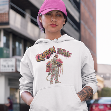 Damen Hoodie Snowtigz Queen of the Day Streetwear Geburtstagslook